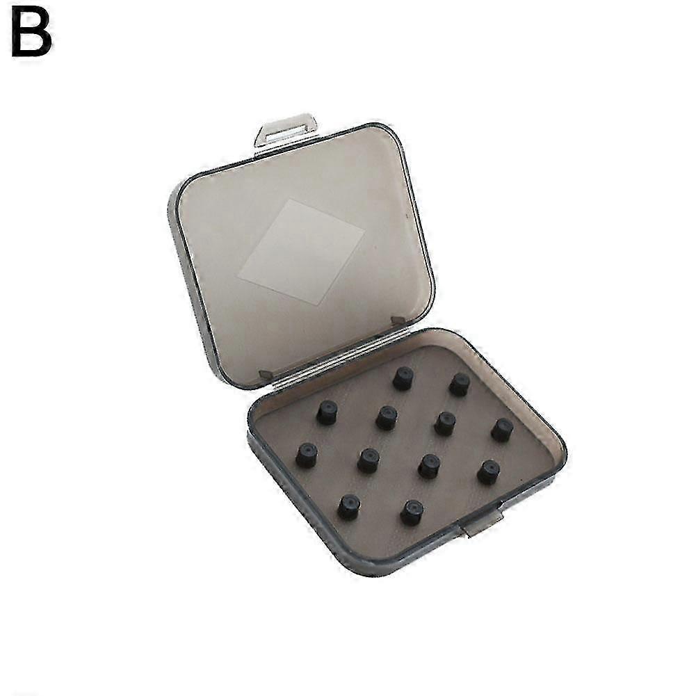 Portable Earphone Clear silicone Eartip Cap Storage Box