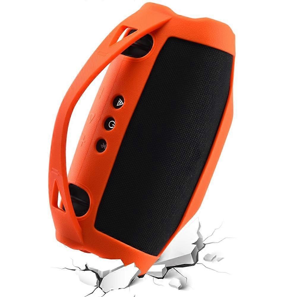 Speaker Case Wireless Bluetooth-compitable Audio Special Protective Cover Silicone Protective Case for Xtreme 4 (Orange)