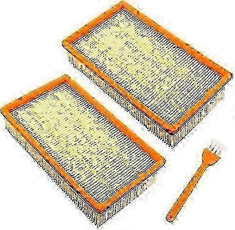 Lot De 3 Filtres Plissés Plats Pour Aspirateur Hilti VC-20, VC 20 U, UM-Y, UL-Y - Neufs Vhbw