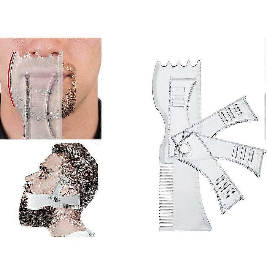 メンズひげ整形ライナーコームシェイパートリミング対称ヘアスタイリング理髪ツール