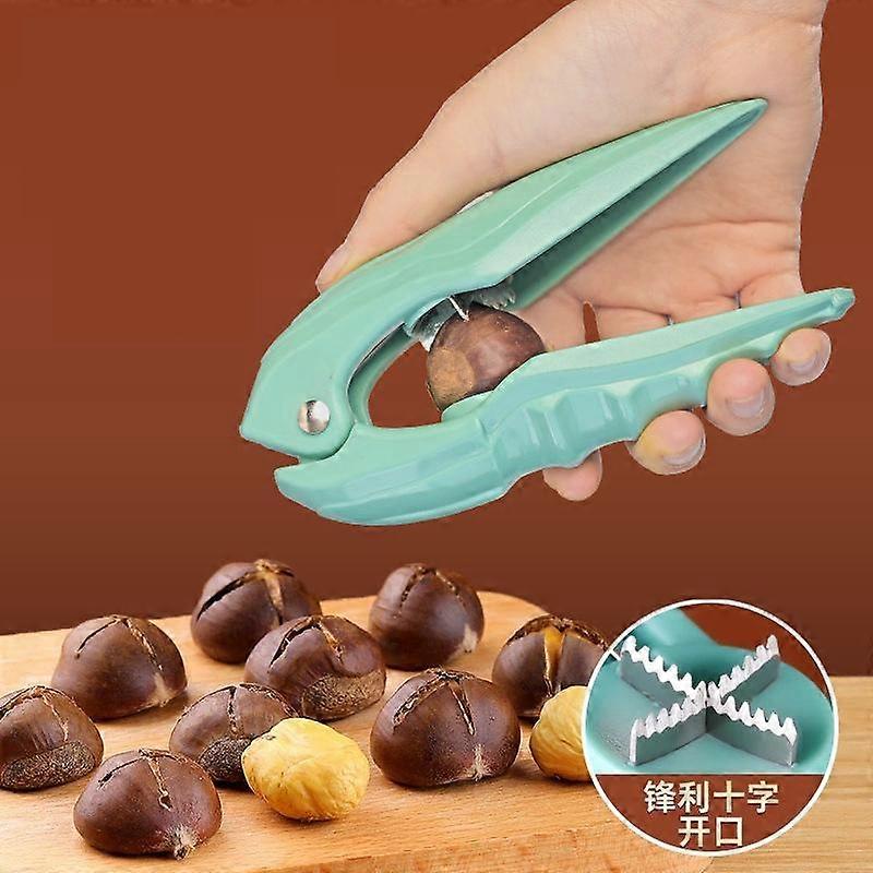 Chestnut Nut Opener Universal Walnut Hazelnut Nut Opener Clip Cross Sawtooth Knife Size Household Shelling Tool Kitchen Items