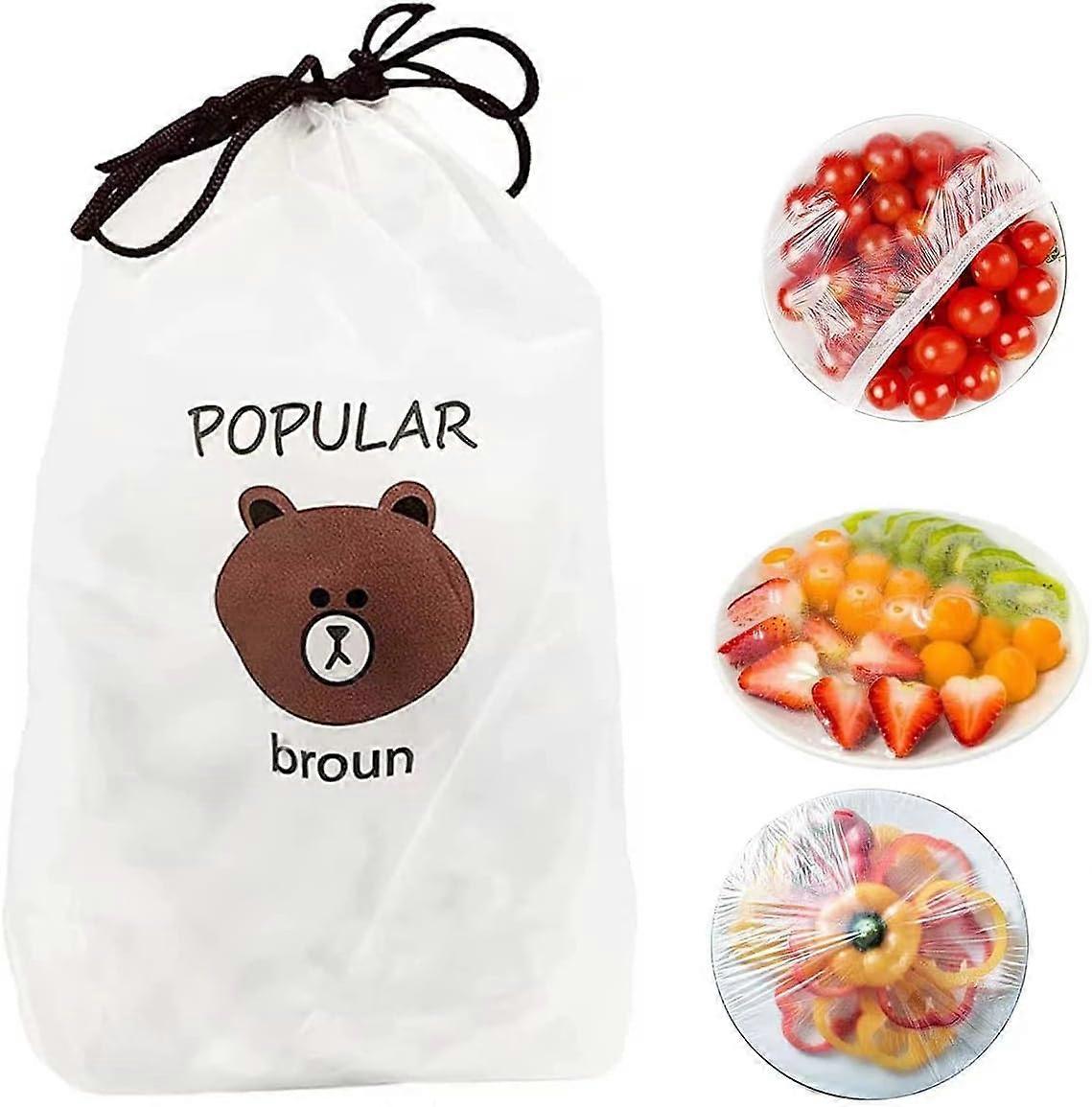 Reusable Plastic Wrap, Elastic Fresh Keeping Bags