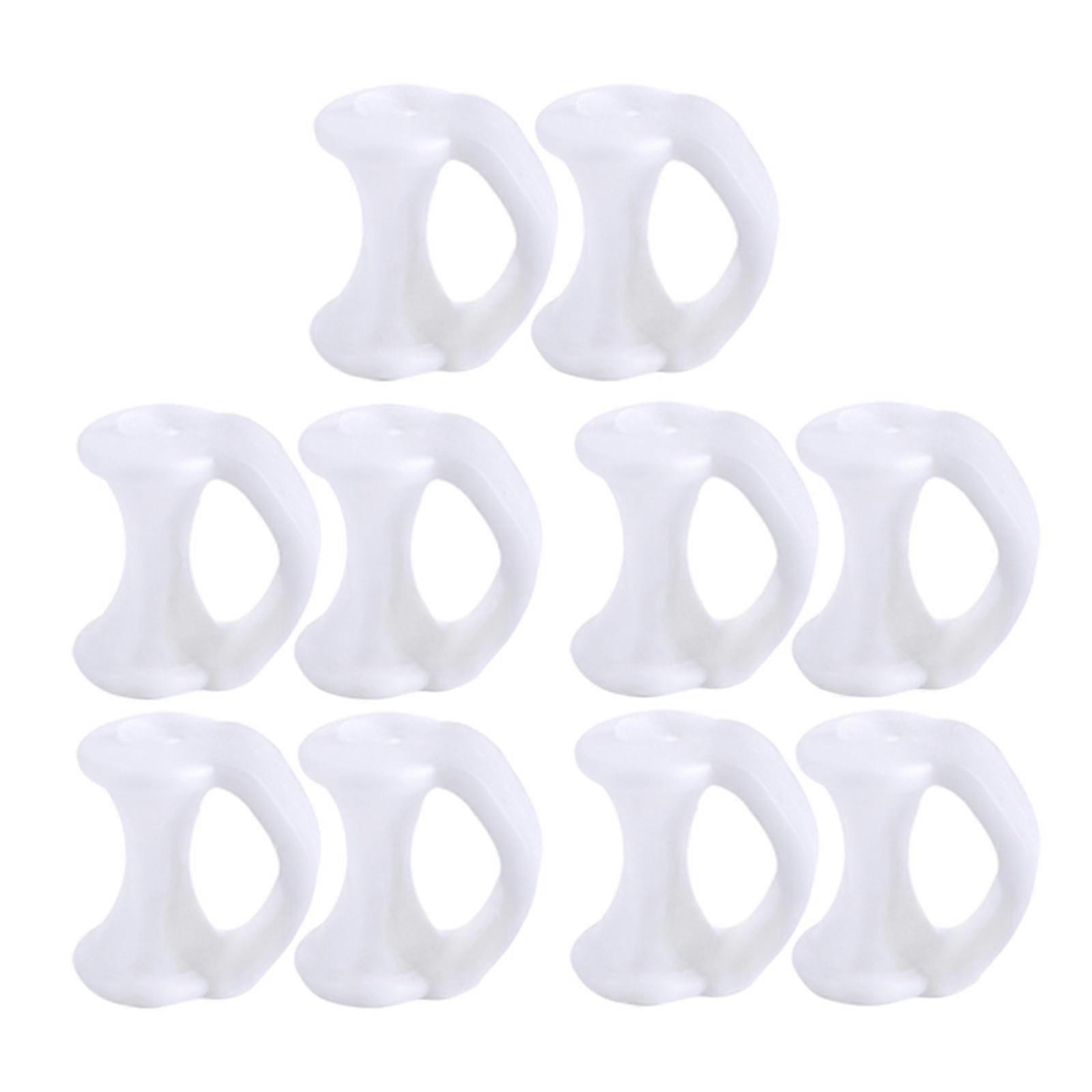 10 Pieces Soft Reusable Sleeves Pinky Toe Separator Toe Separators Little Toe