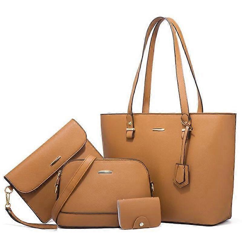 Women's Handbag 3 Piece Set-Brown