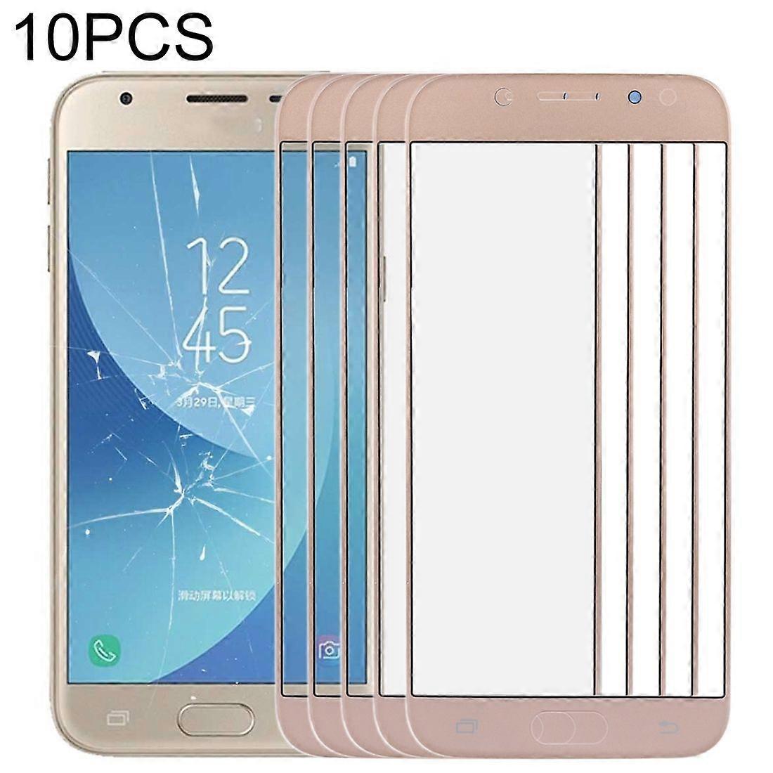 10 PCS Front Screen Outer Glass Lens For Samsung Galaxy J3 (2017)