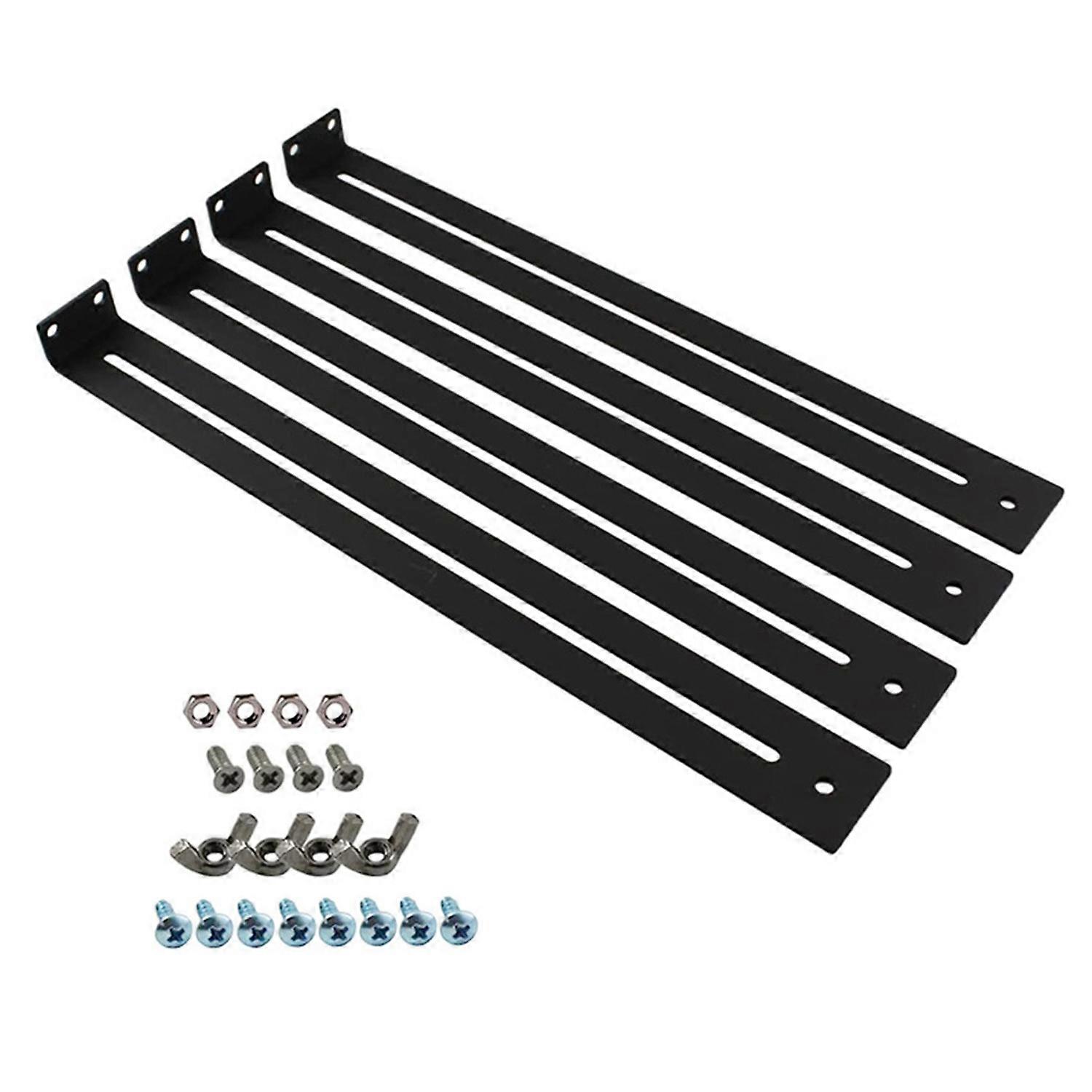 1/2 Sets Drawer Repair Kit with Screws Wood Particleboard MDF Chest of Drawers Breakage Reinforce