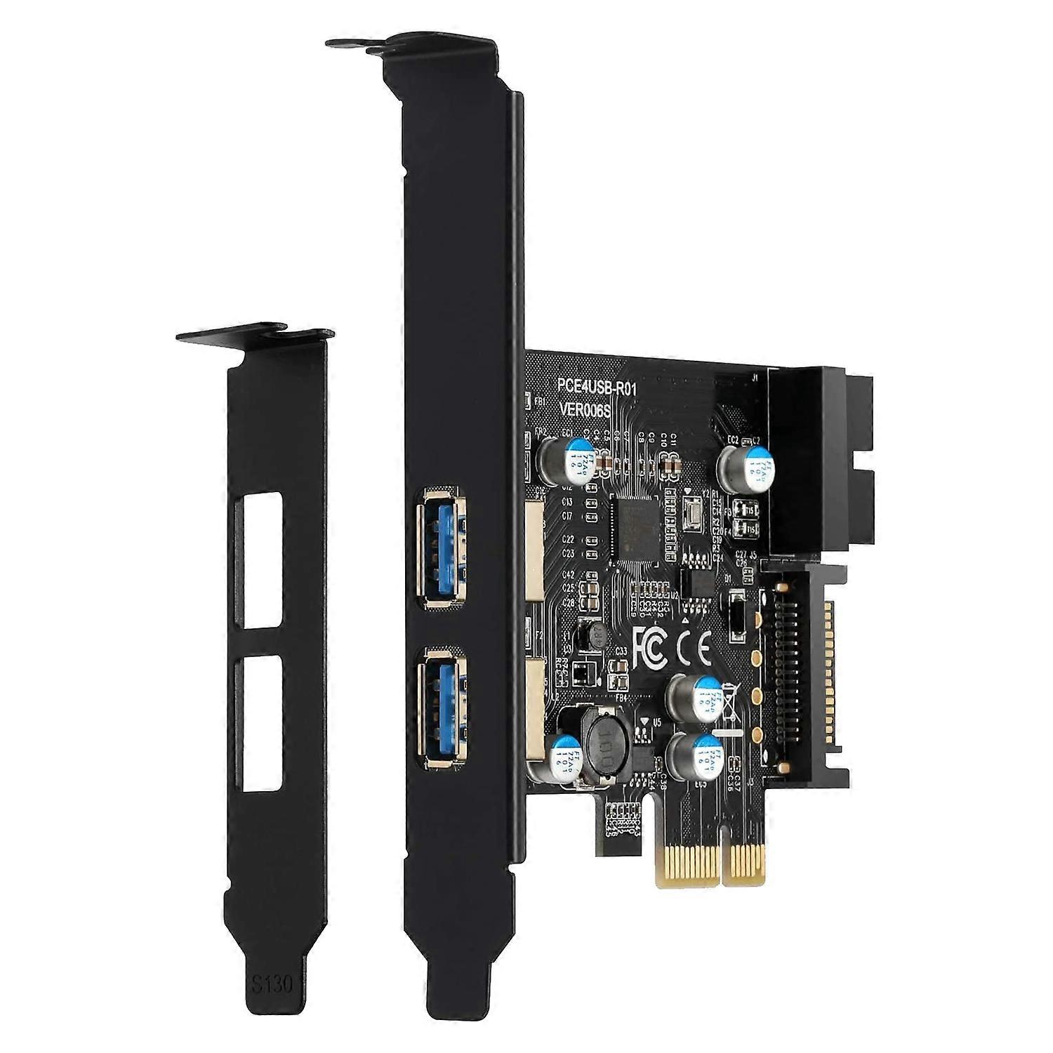 PCI-E to USB 3.2 Adapter Card, 5Gbps PCI Express (PCIe)
