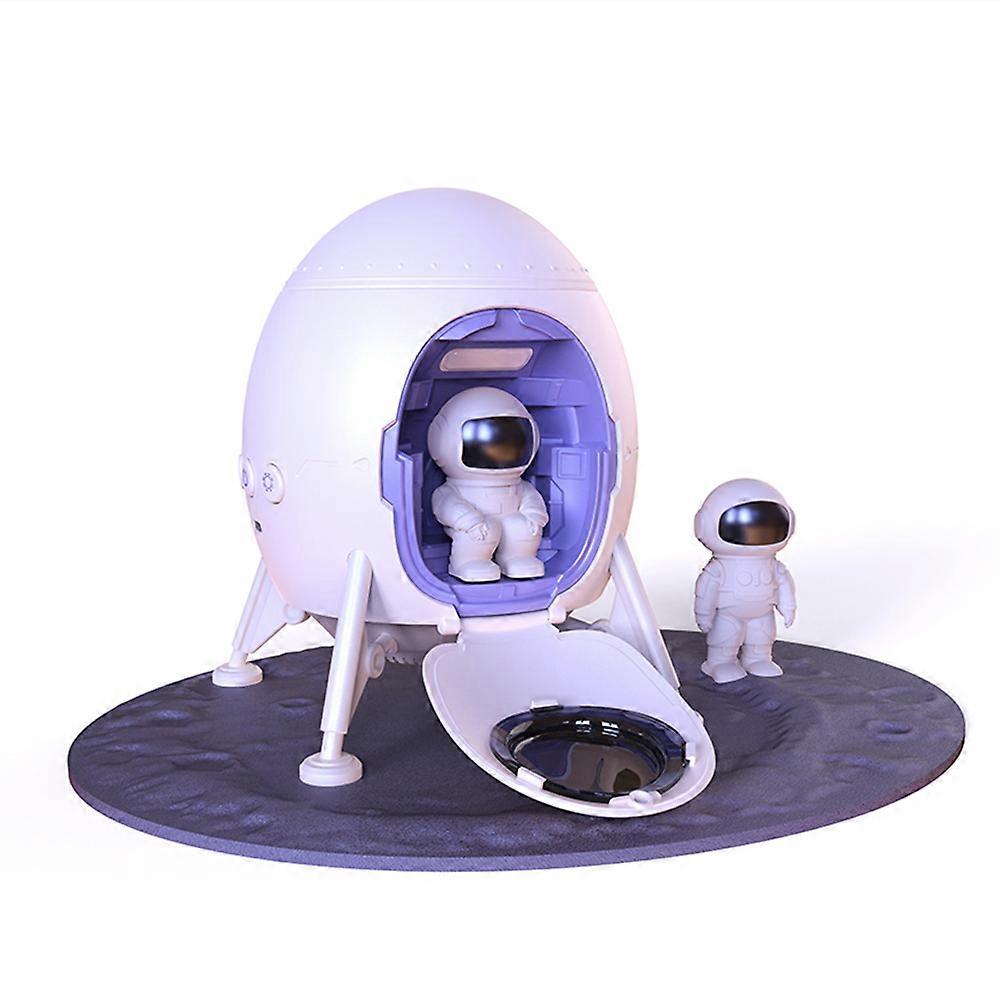 Night Lights Star Projector Lunar Lander Design Projector Atmosphere Lamp with Remote Control 2 Timing Modes for Home Bedroom Gaming Room Decoration 