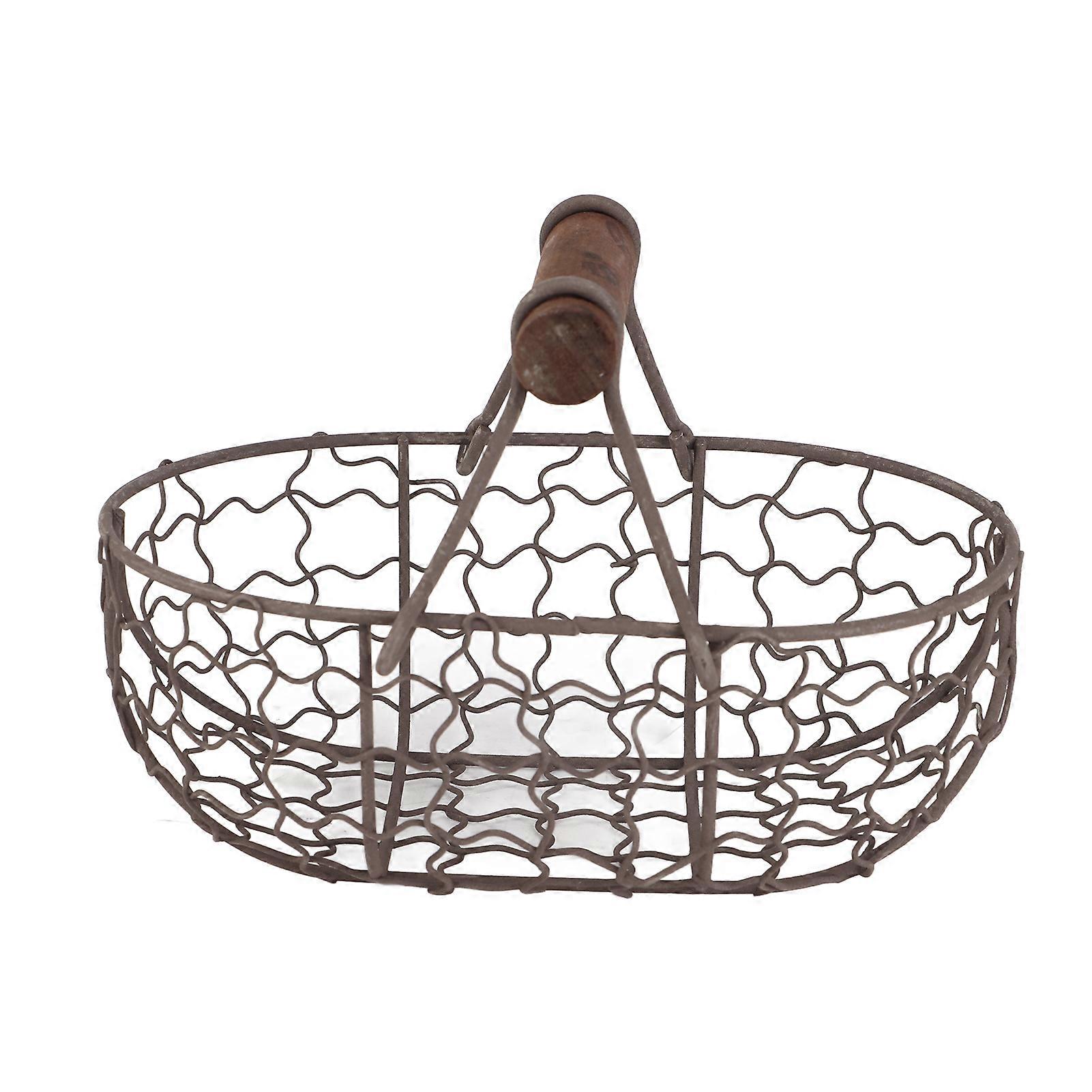 2 st Blomsterflickkorgar Bröllopsblommor Metallkorgar Heminredning