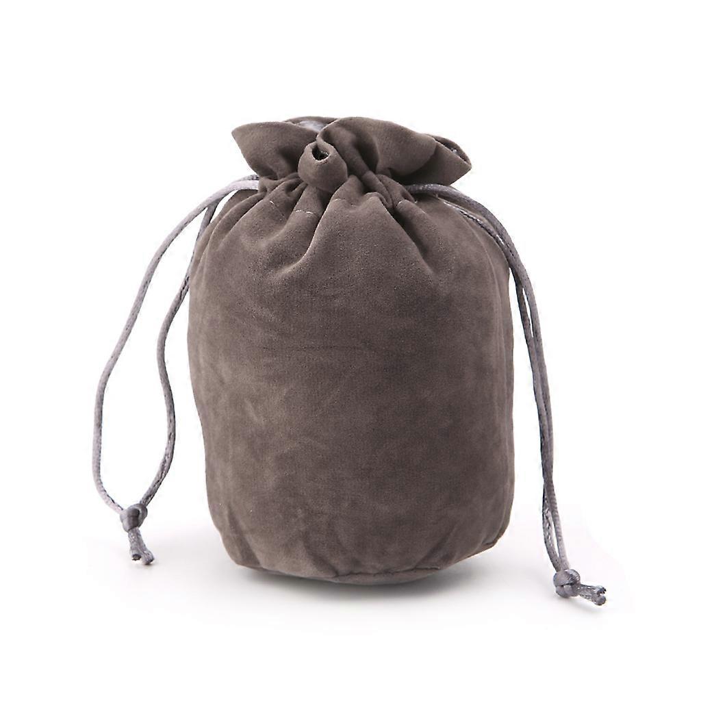 Tarot Pad Dowsing Board Divination Metaphysical Altar Tarot Game Supplies Accessaries Flannel Drawstring Storage Bag Grey