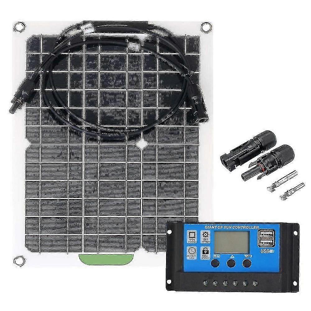 Solar Panel Kit 300w Flexible Monoline Solar Panel 300 Watt Monoline Module 40a Pwms Char For