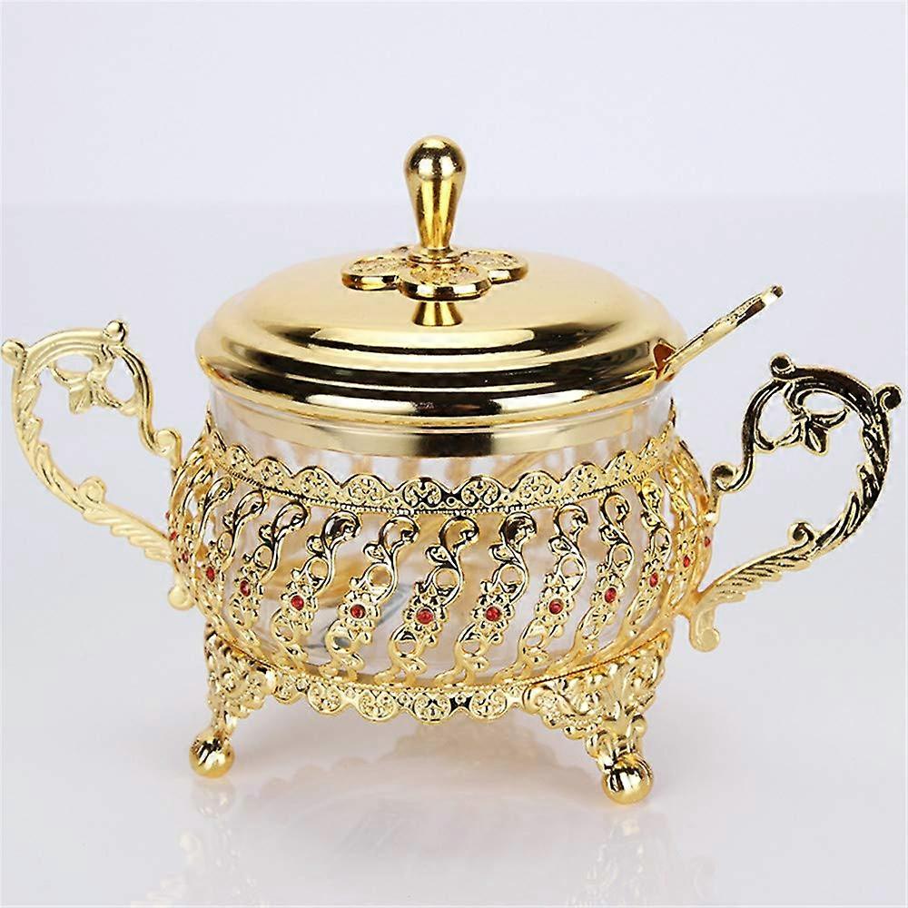 European Style Creative Seasoning Jar and Sugar Bowl for Kitchen Storage
