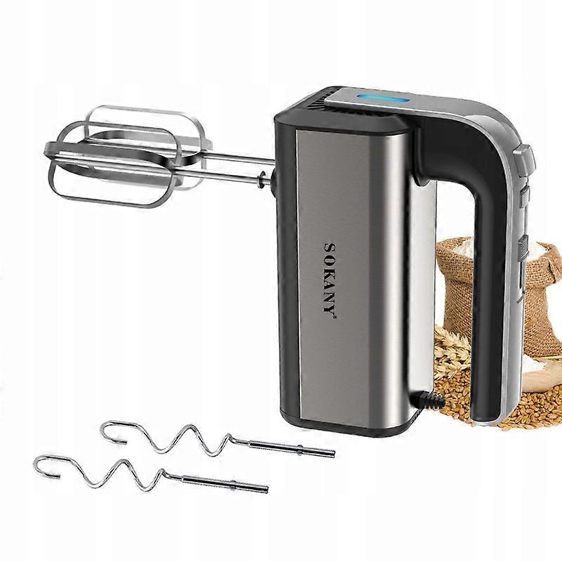 Hand Mixer Food Processor 800w 5 Gears + Turbo 4 Stirrers Free Start