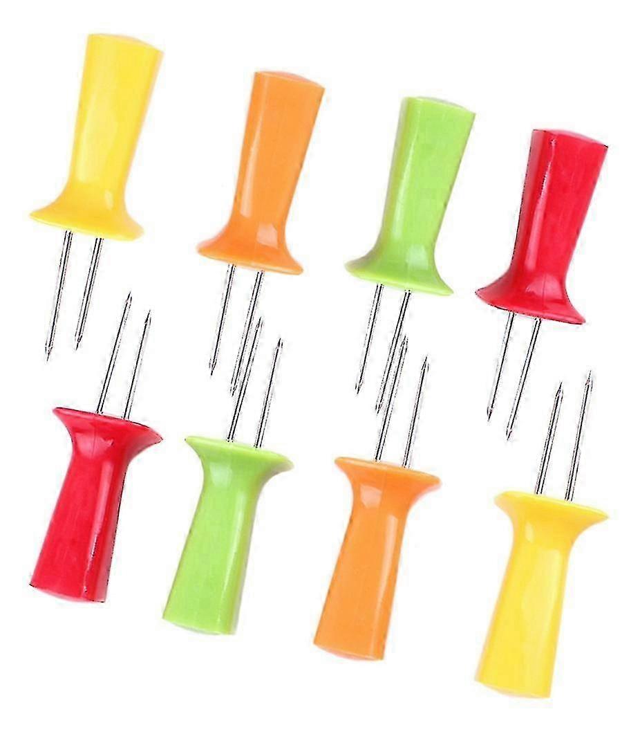 Wearing Corn Maker Fruit Fork Cutlery Fork Bbq Outdoor Corn Fork 8pcs SJ