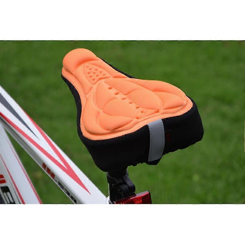 MTB Cushion Bicycle Saddle Bike Ultra Soft 3D Silicone Gel Pad Shock Absorber Saddle Cover Soft Comfortable Bicycle Mat