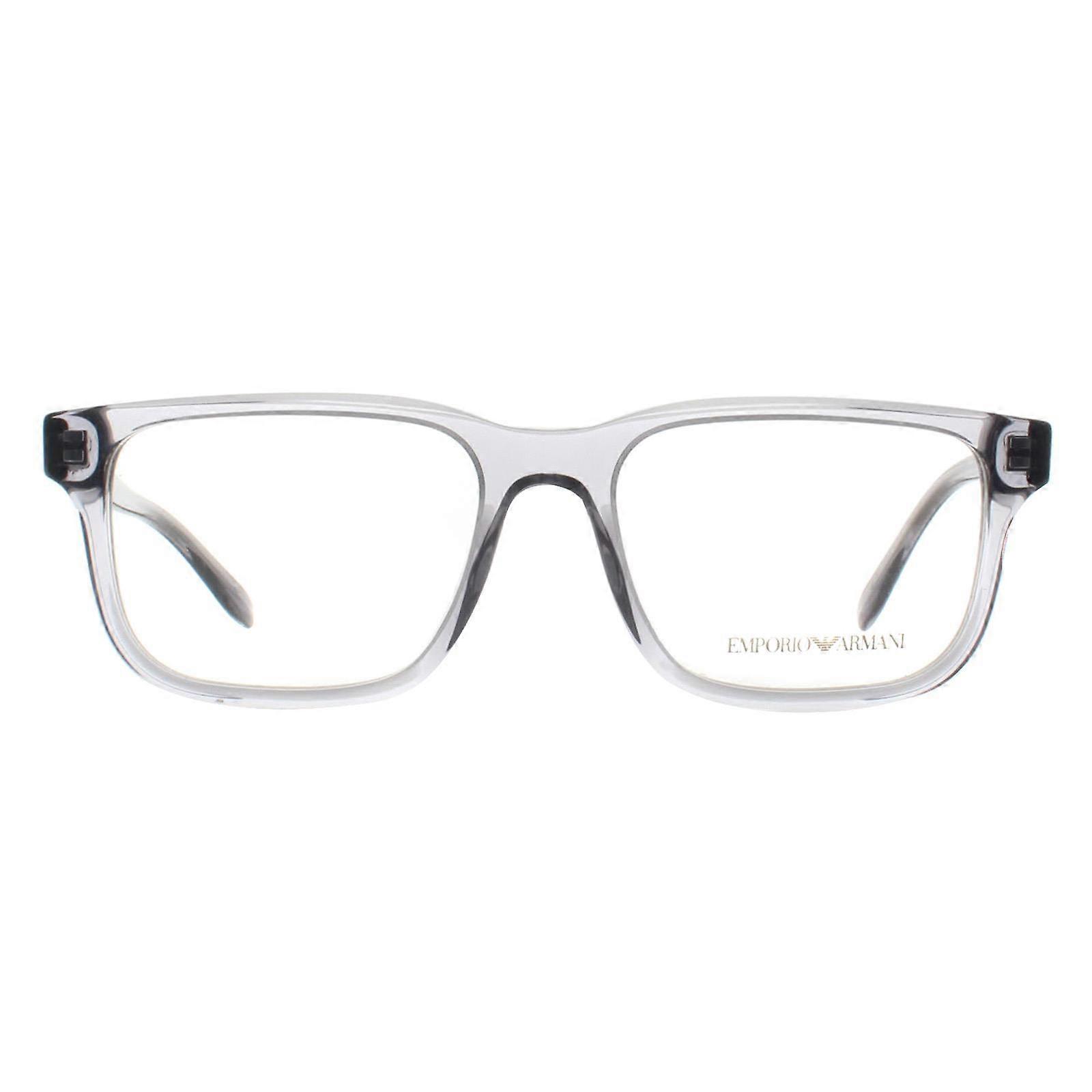Emporio Armani 眼镜框 EA3218 5075 闪亮透明灰色男士