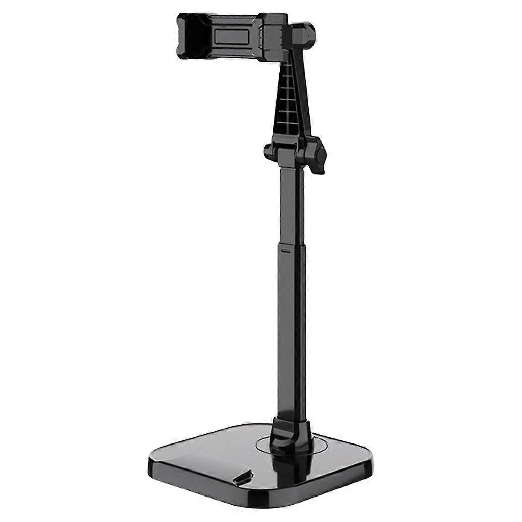 Dual-Position Rotatable Phone And Tablet Stand Retractable Weighted Base Desktop Holder