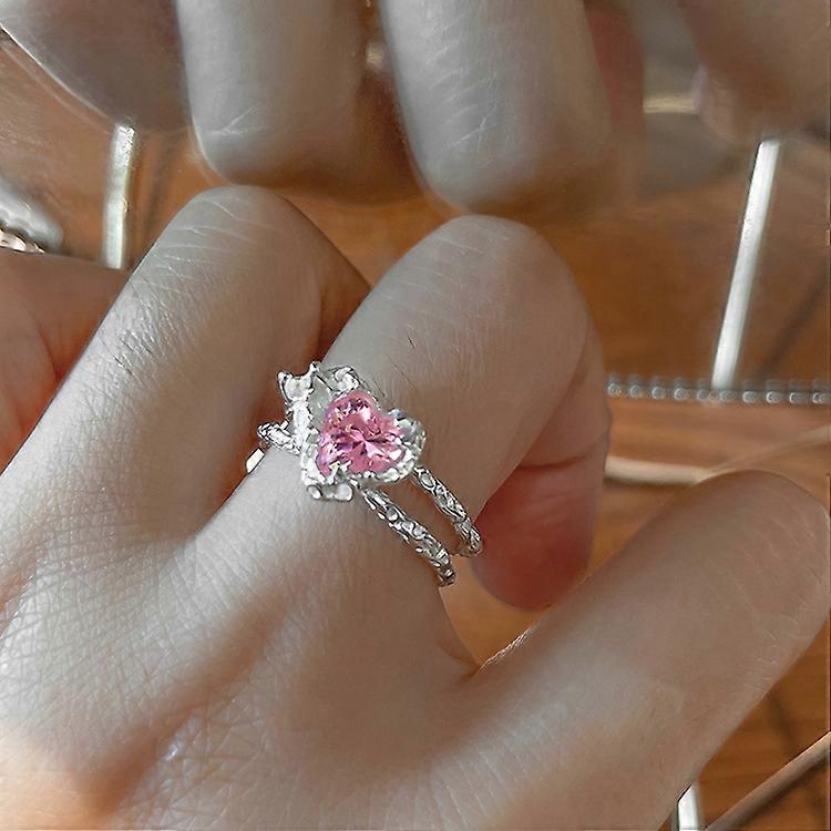 Light Luxury Cat Eye Stone Open Adjustable Ring, Specification:J2303