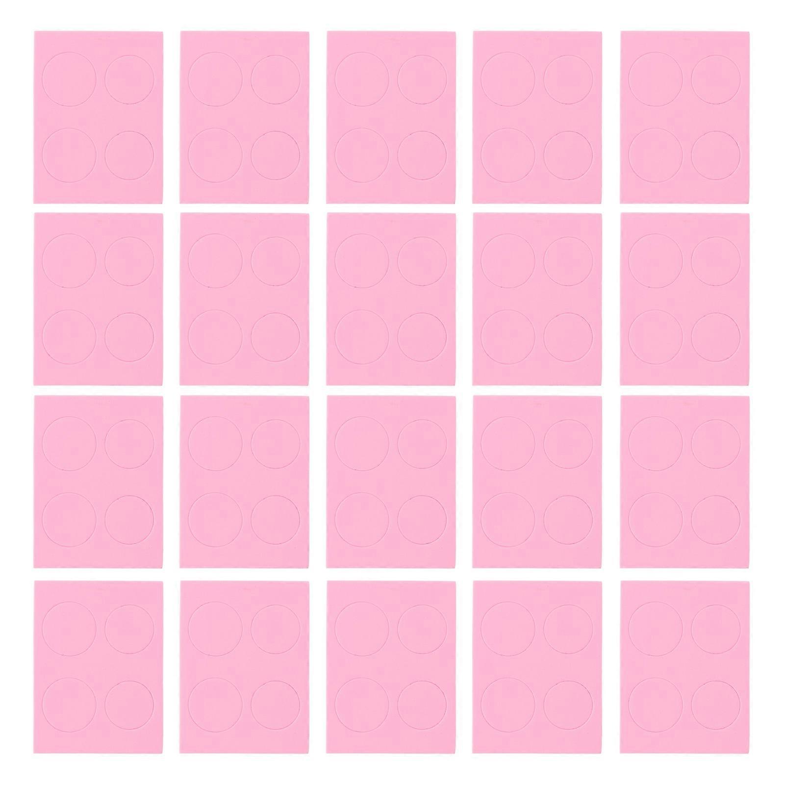 Foam Tube Rack Rectangle High Density Floating Foam Centrifuge Tube Holder for Laboratory Pink 4 Hole 20 Pcs (for 50ml Centrifuge Tube)