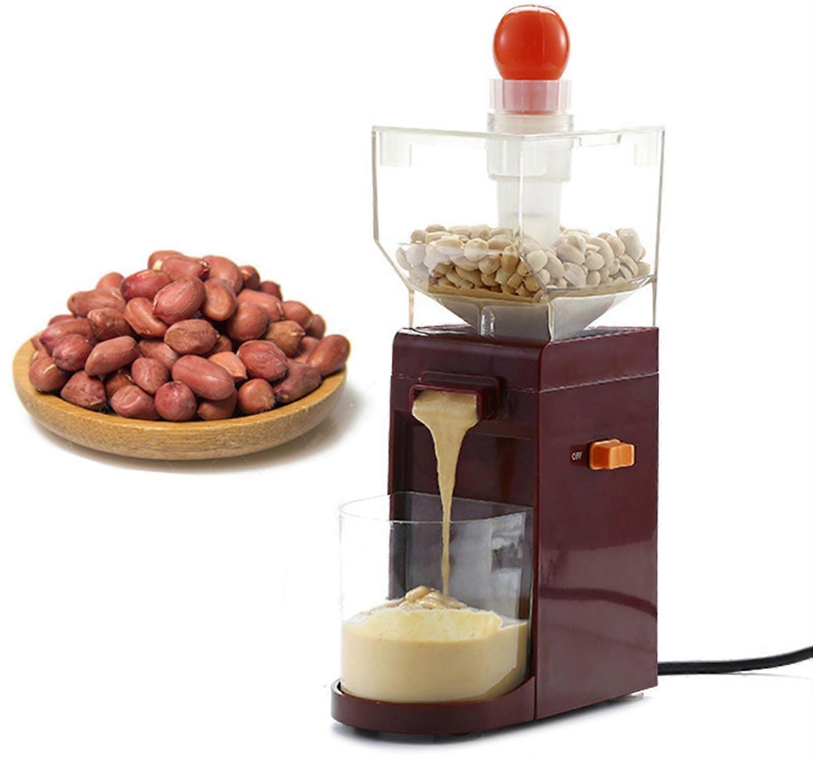 Mini Machine Peanut Butter Maker, 120W Electric Peanut Grinder for Nuts, Coffee, Cashews, Hazelnuts, Food Processor