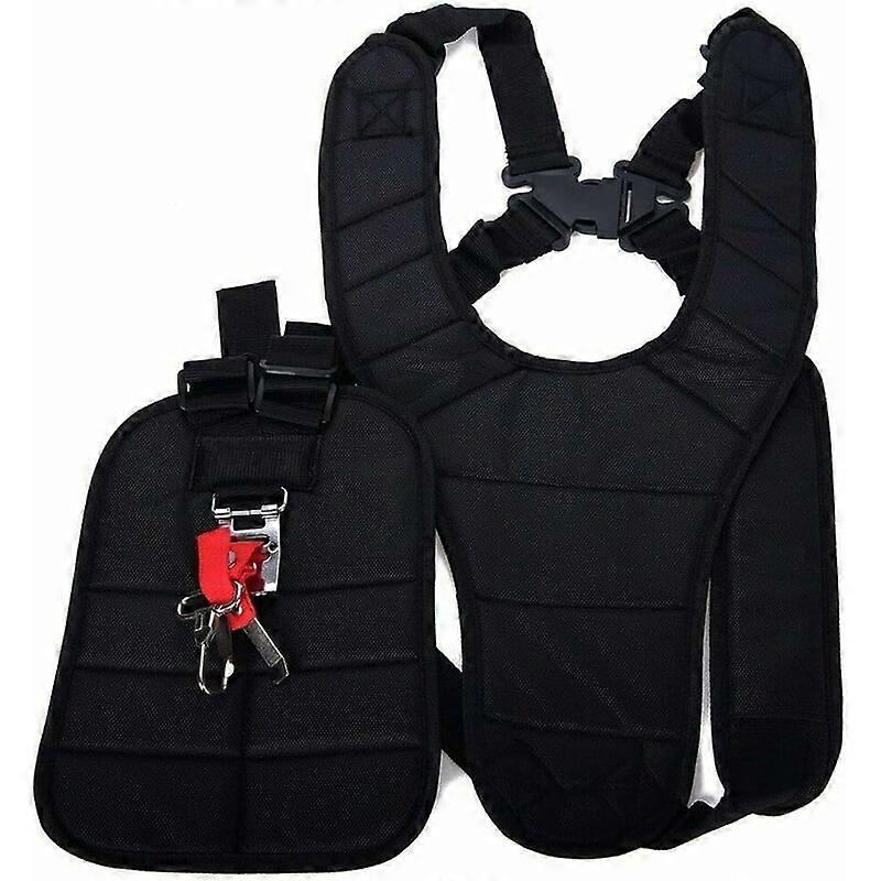 Adjustable Shoulder Strap for Trimmer, Trimmer Shoulder Strap Comfortable Double Strap Shoulder Strap, Double Shoulder Harness Trimmer for Brush Cutte