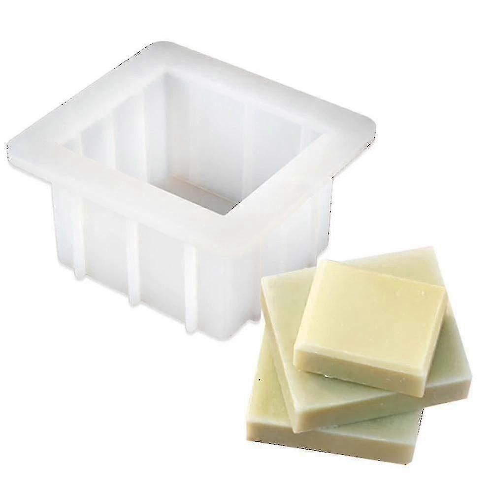 ミニオウル-シリコンスクエアソープモールドホワイトベイクモールド