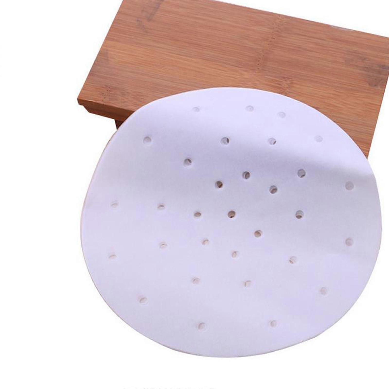 Round Fryer Nonstick Pad Perforated Unbleached TTT