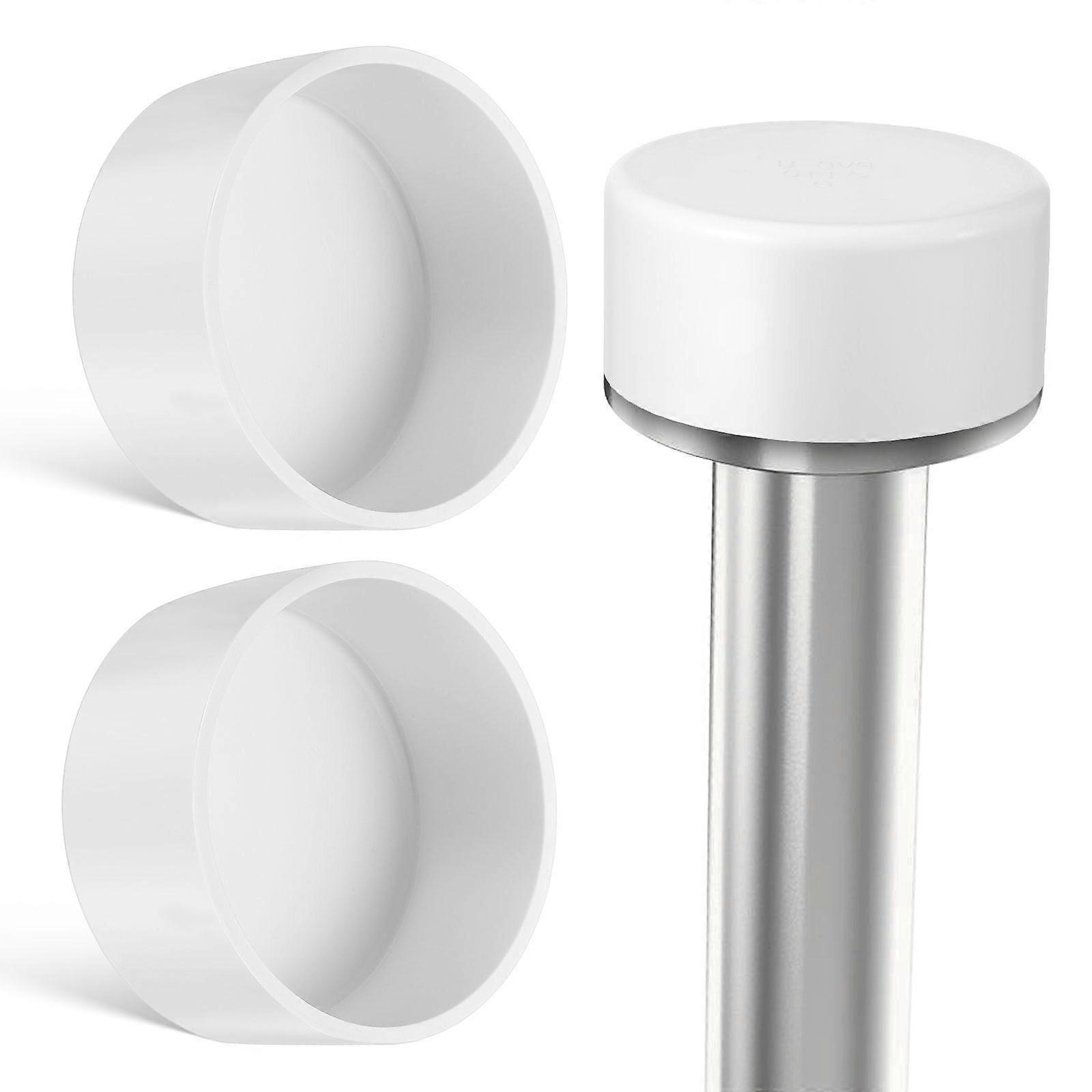2pcs Pipe End Caps PVC Pipe End Plugs Pipe Fittings Socket Water Pipe Drain Cap Pipe End Seal Cap Adapter Sprinkler Caps