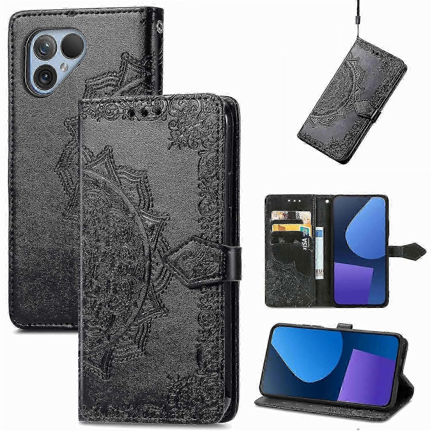 Mandala Flower Leather Case For Fairphone 5AM