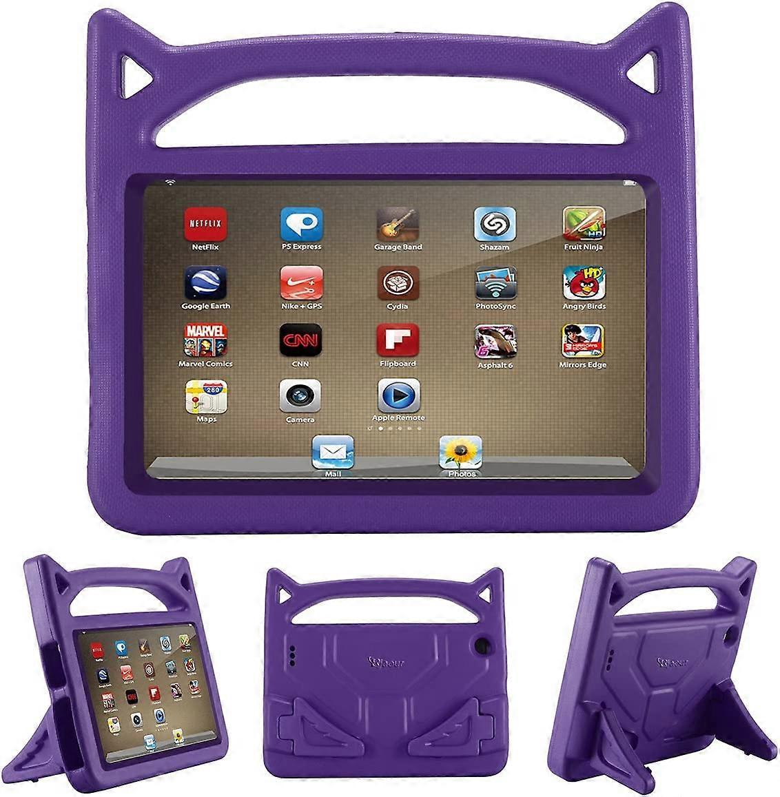 Kids Tablet 7 Case 2019 Lightweight Shockproof Convertible Stand With Handle Protective Kids Eva Case For 7 Inch Tablet