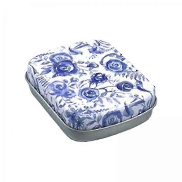 Mini Rectangular Storage Tins with Hinged Lids - Pack of 2