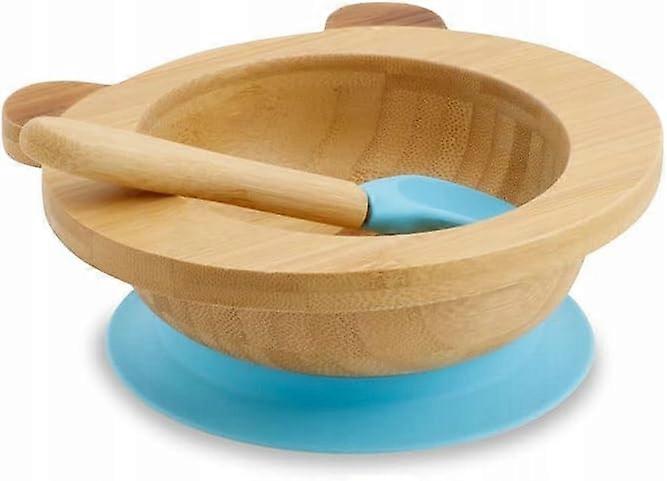 A Set Of Panda Bamboo Bowls And A Bowl With A Suction Cup And A Spoon - Certificate