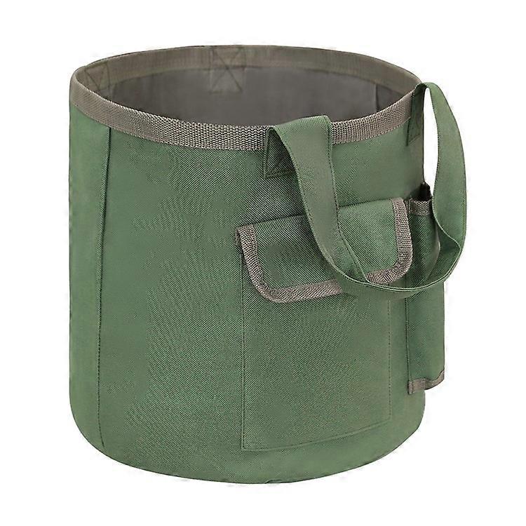 Portable Bucket Tool Organizer with Pockets Waterproof Garden Tool Bag, 30x29cm