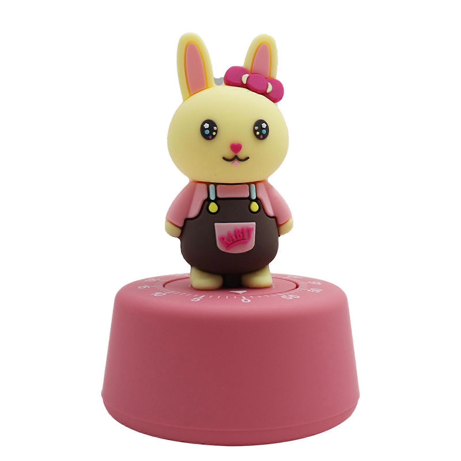 Kitchen Animal Timer Cute Mechanical Timer Wind Up Countdown Alarm Fitting for Cooking Baking Study Classroom 5 Styles