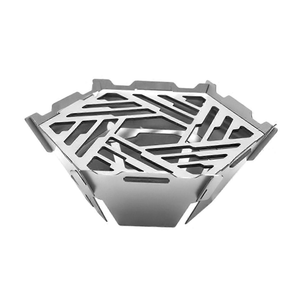 1Satz Foldable Windbreak For Camping Stove Light Wind Tool For Stove Windbreak For BBQ Windproof Design And For Outdoor Activities