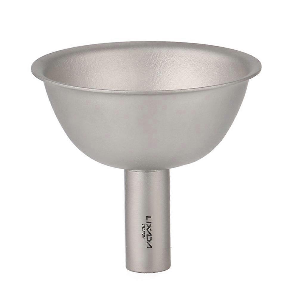 Titanium Wine Funnel Liquid Filling Funnel for Bottles Flasks Containers Durable Leak-Proof Lightweight Design