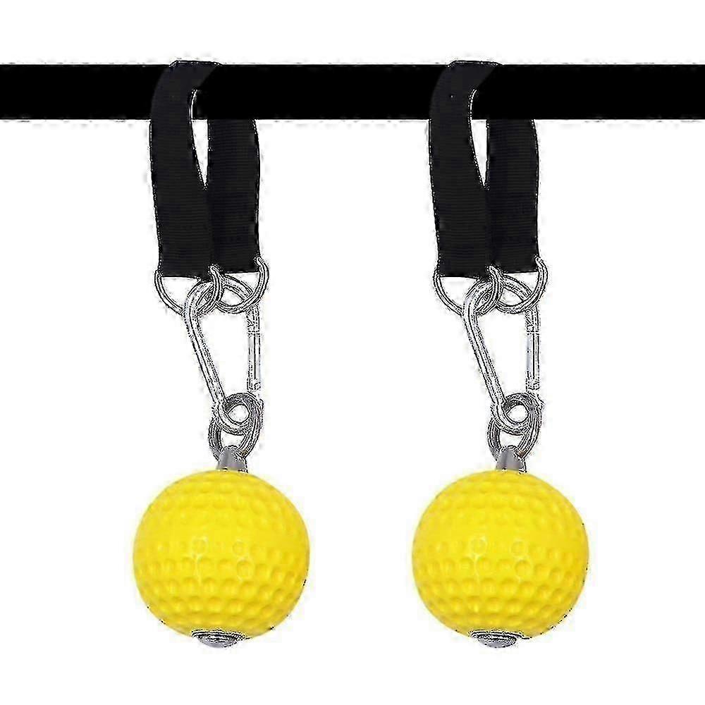 مقابض اليد سحب الكرات قبضة قذيبة المدفع معدات اللياقة البدنية (أصفر) -szjr