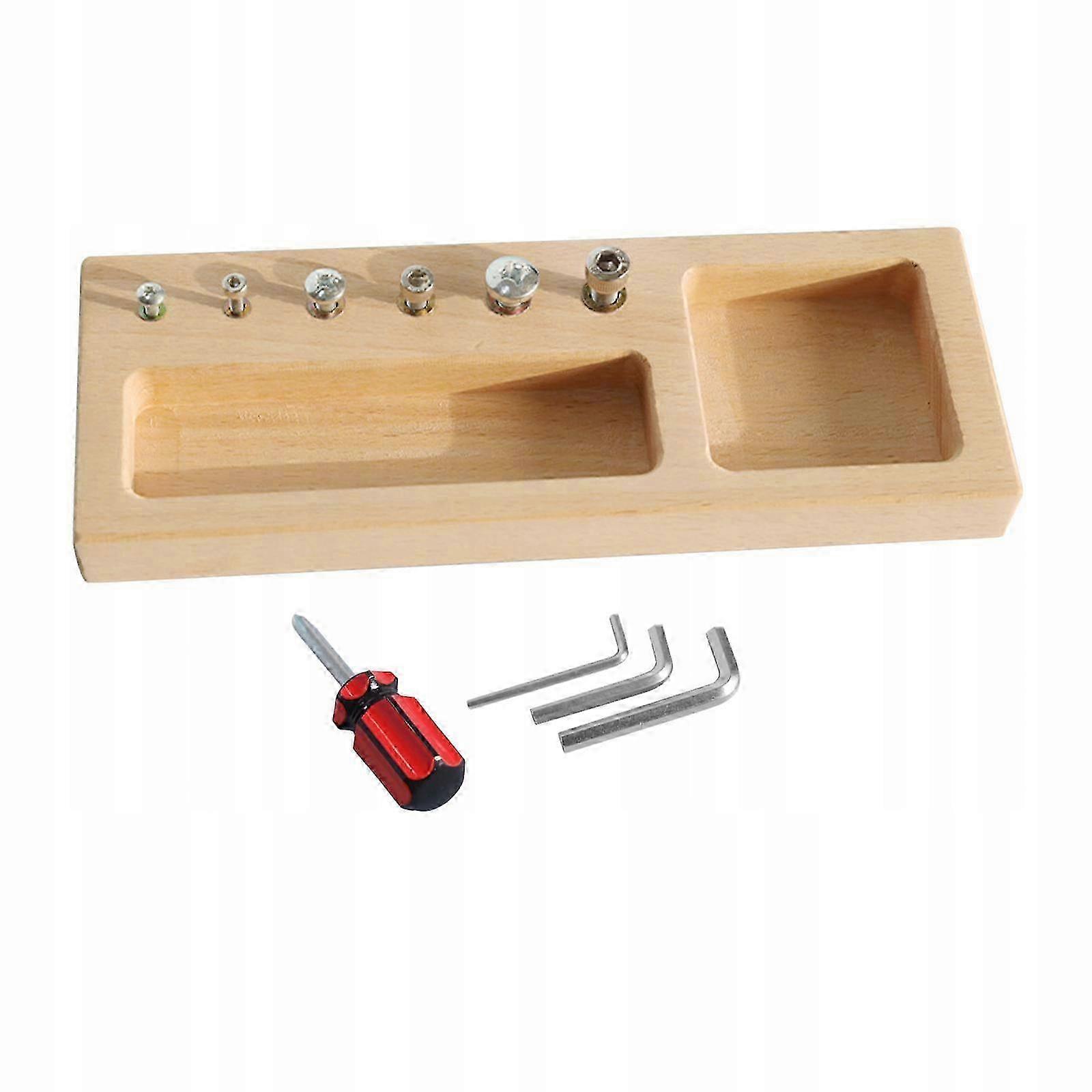Screwdriver Board Set Preschool Learning Toy Basic Life Skill Busy Boards
