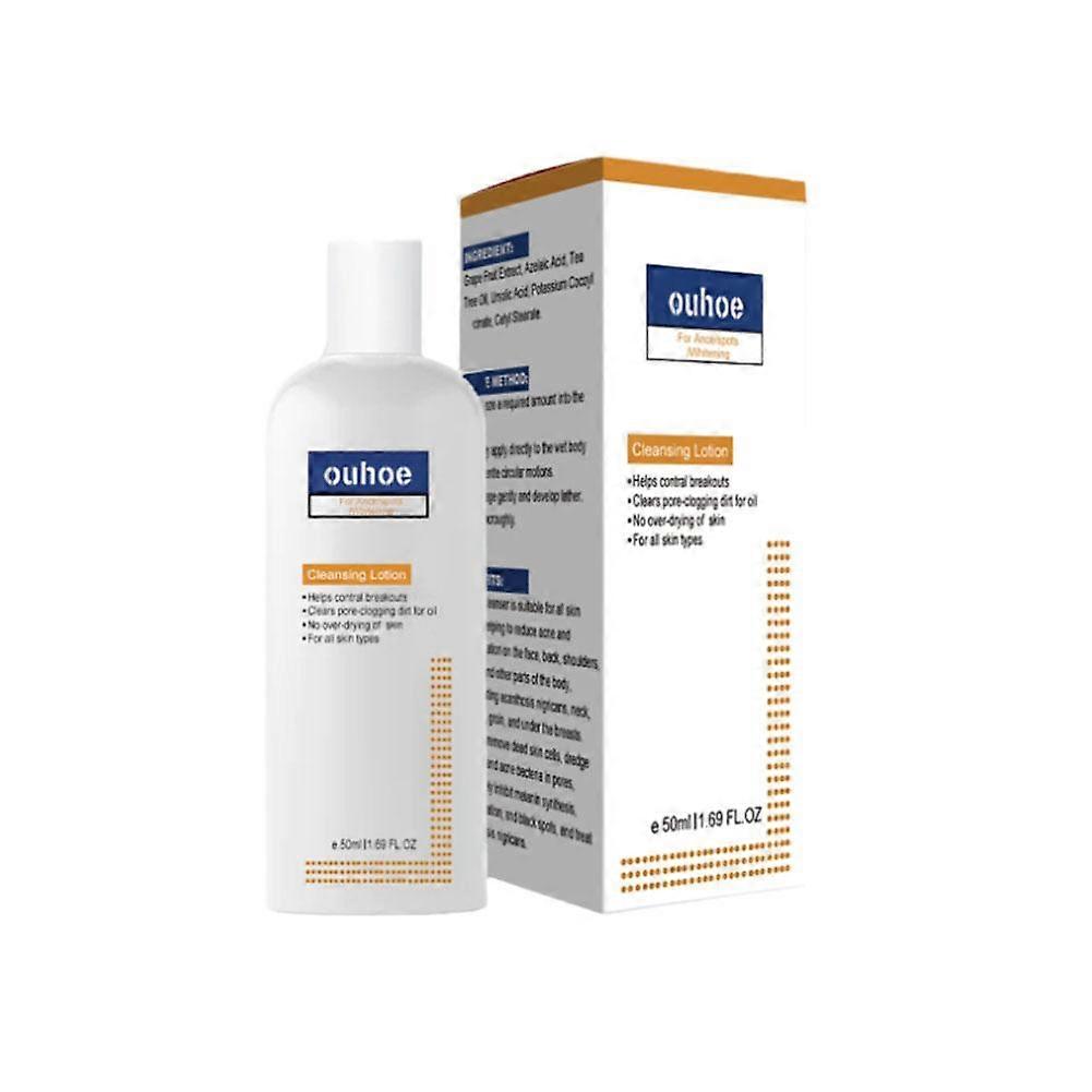 50ml(A)$Black thorn skin cleanser deep cleans, softens skin, repairs and lightens facial dullness and whitens facial cleanser