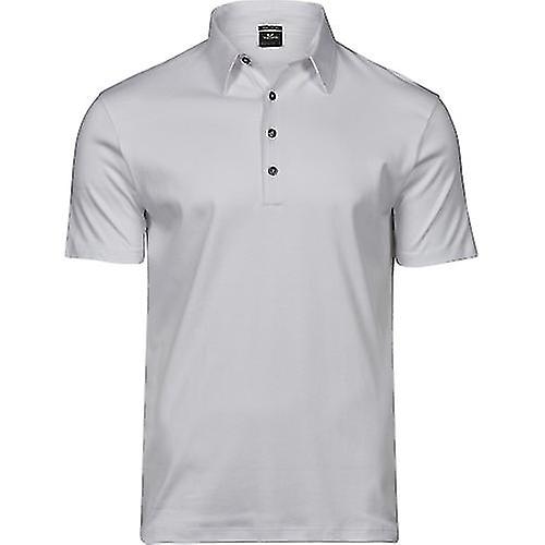 Tee Jays Mens Pima Cotton Interlock Polo Shirt