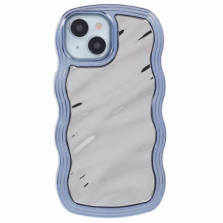 WT Series Compatible For iPhone 14 Case Wave Frame Curly Shape Anti-Slip TPU Phone Cover