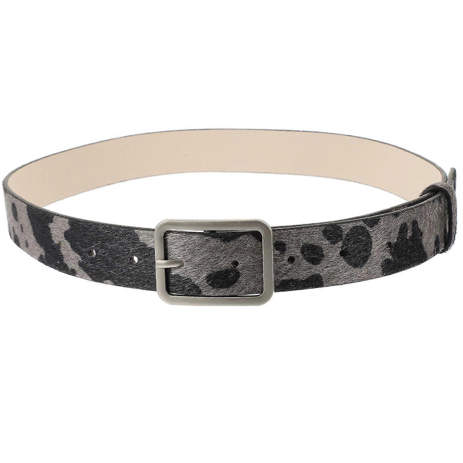 Cow Print Belt Brown, Functional and Stylish for Everyday Use