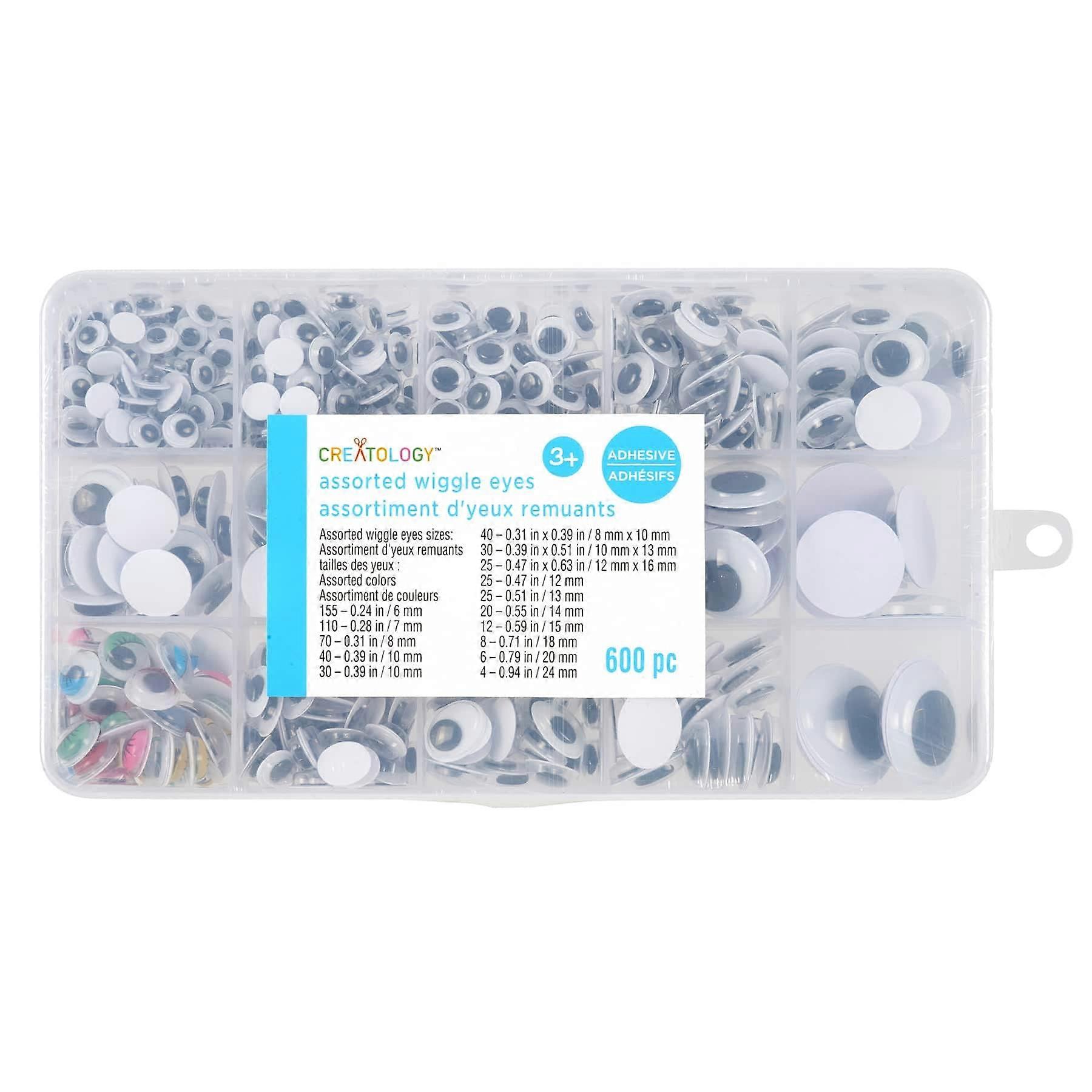 12 Pack: Adhesive Wiggle Eyes by ™