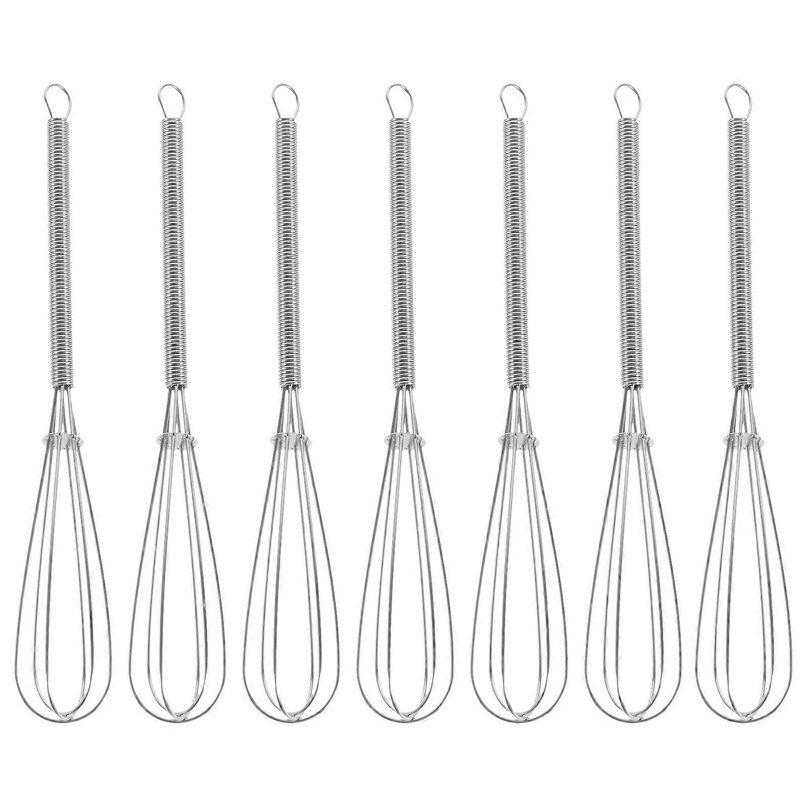 7pcs Durable Manual Hair Color Mixer Salon Whisk for Dye Cream Stirring – Easy to Use Hair Coloring Stirrer for DIY & Professional Applications