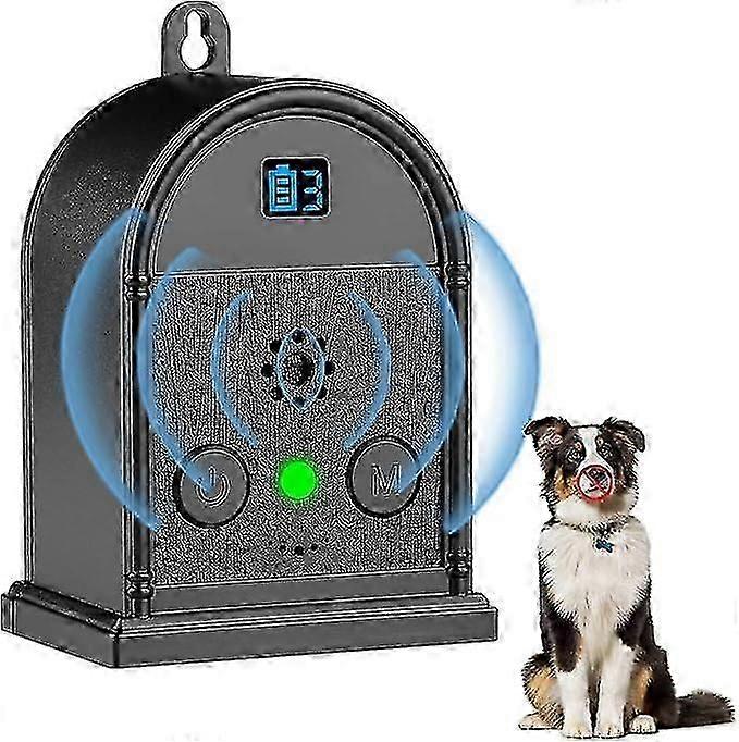 New Anti Barking Device Ultrasonic Dog Barking Control Device 4 Adjustable Modes 50ft Bark Control Device Waterproof Dog Bark Deterrent