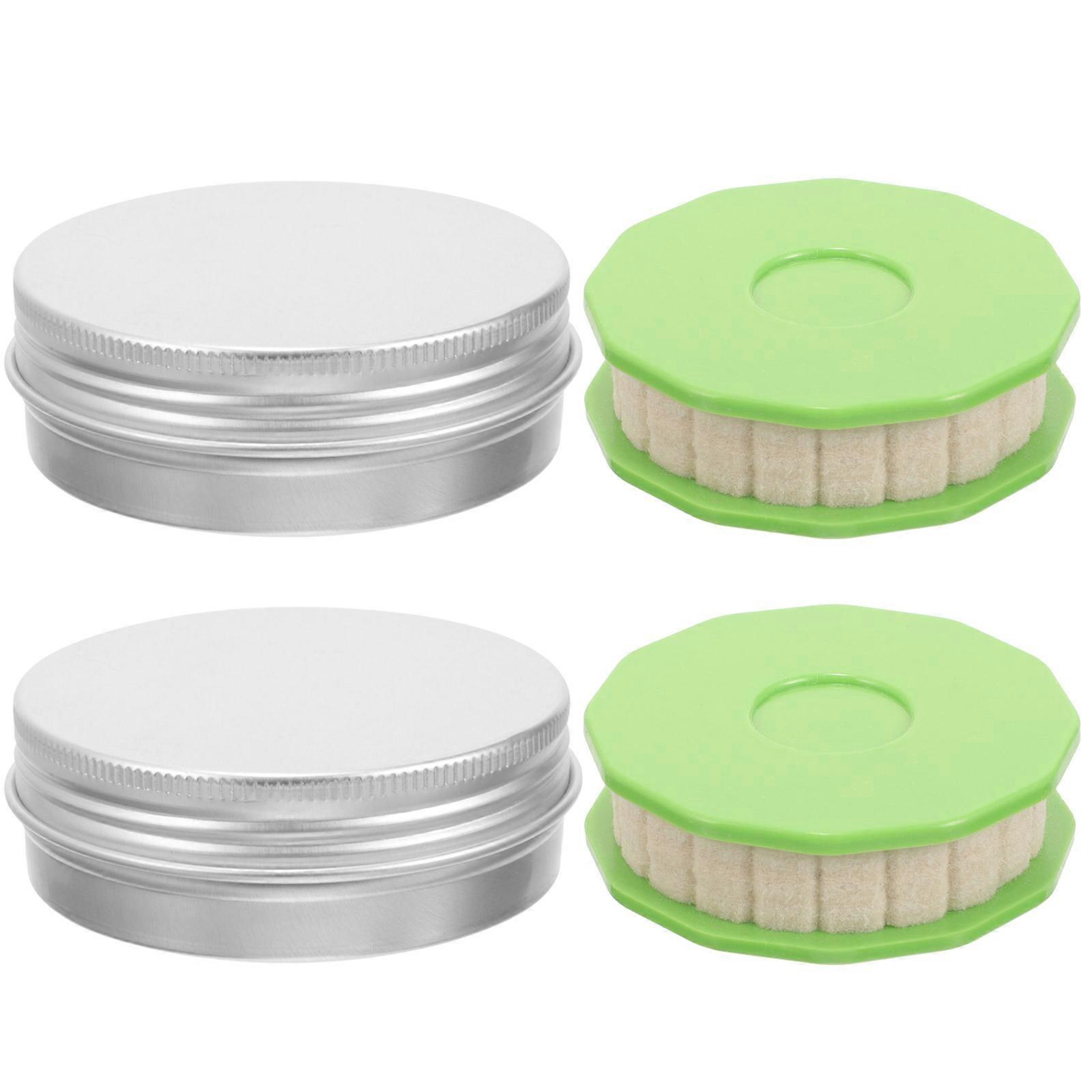 Bike Chain Lubricator Tool 2pcs Detachable Roller Oiler Compact Lightweight for Easy Bicycle Maintenance Cycling Enthusiasts