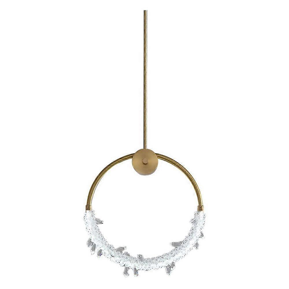 LED lights, pendant light for bedroom, crystal, creative circle, threecolor, dimmable