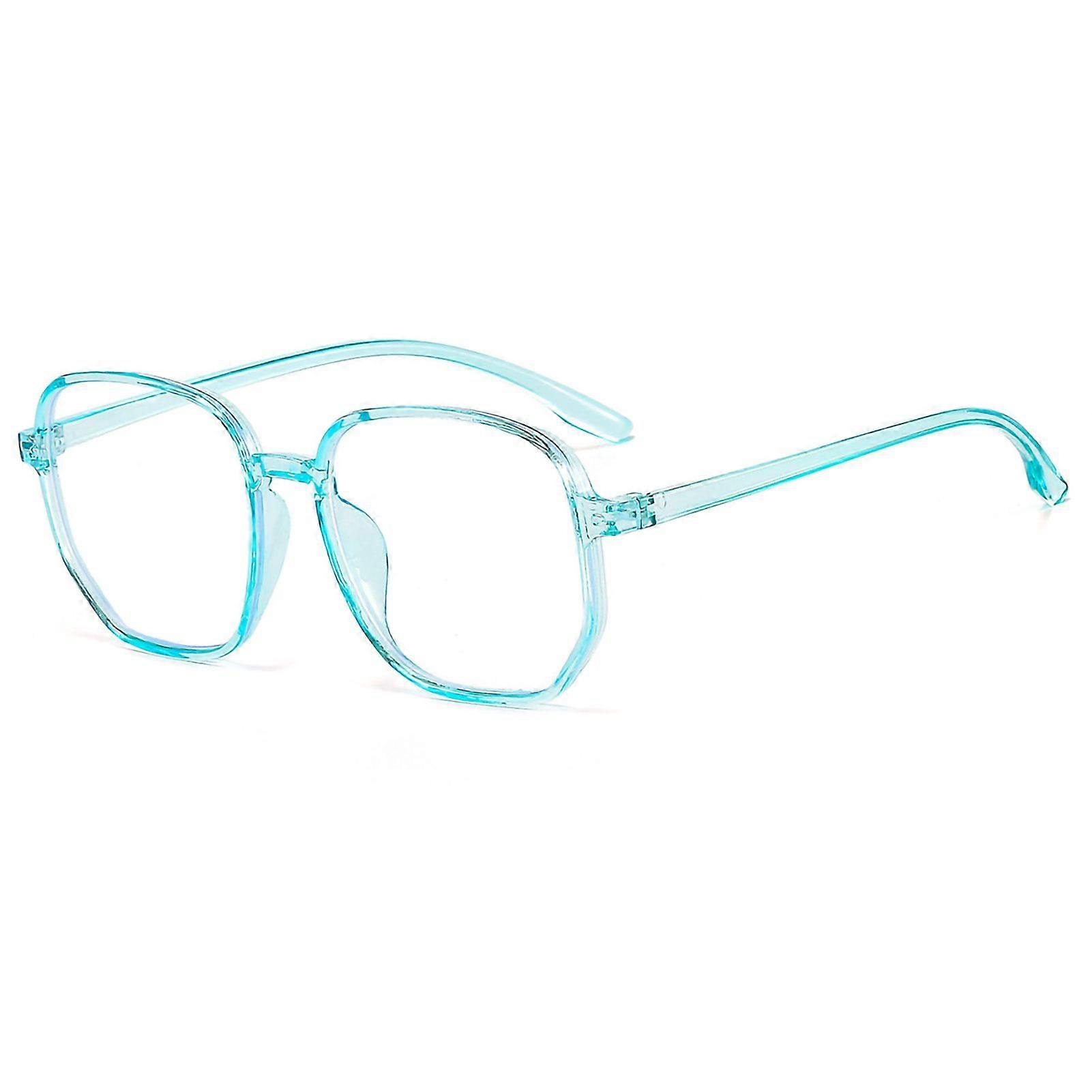 2025 Latest Model Eyeglass Blue Light Blocking Trend Polygon Lightweight Trans...