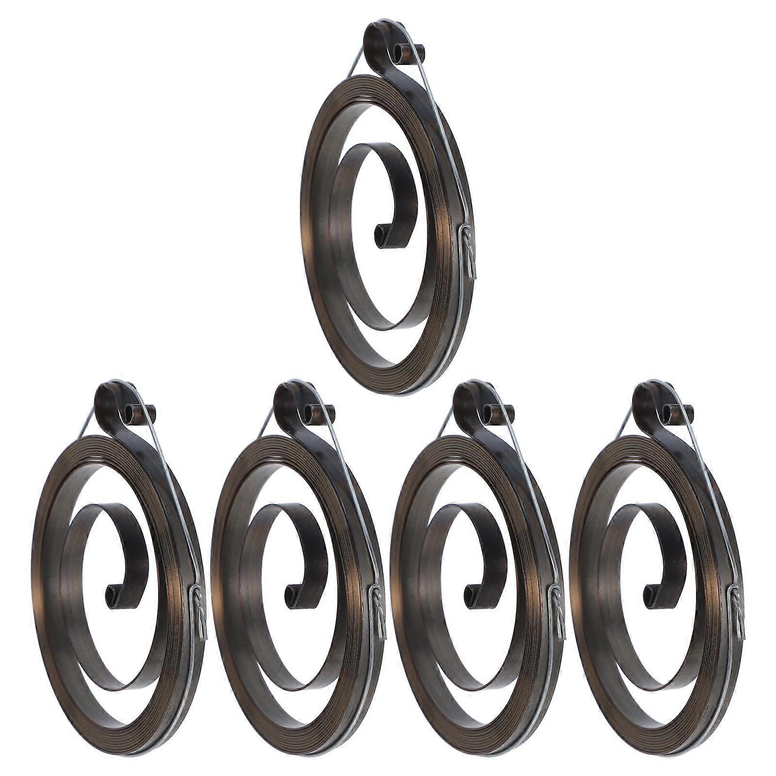 Stable and Reliable Recoil Starter Spring For Chainsaw Models DIY Projects Enhanced Performance 5Pcs
