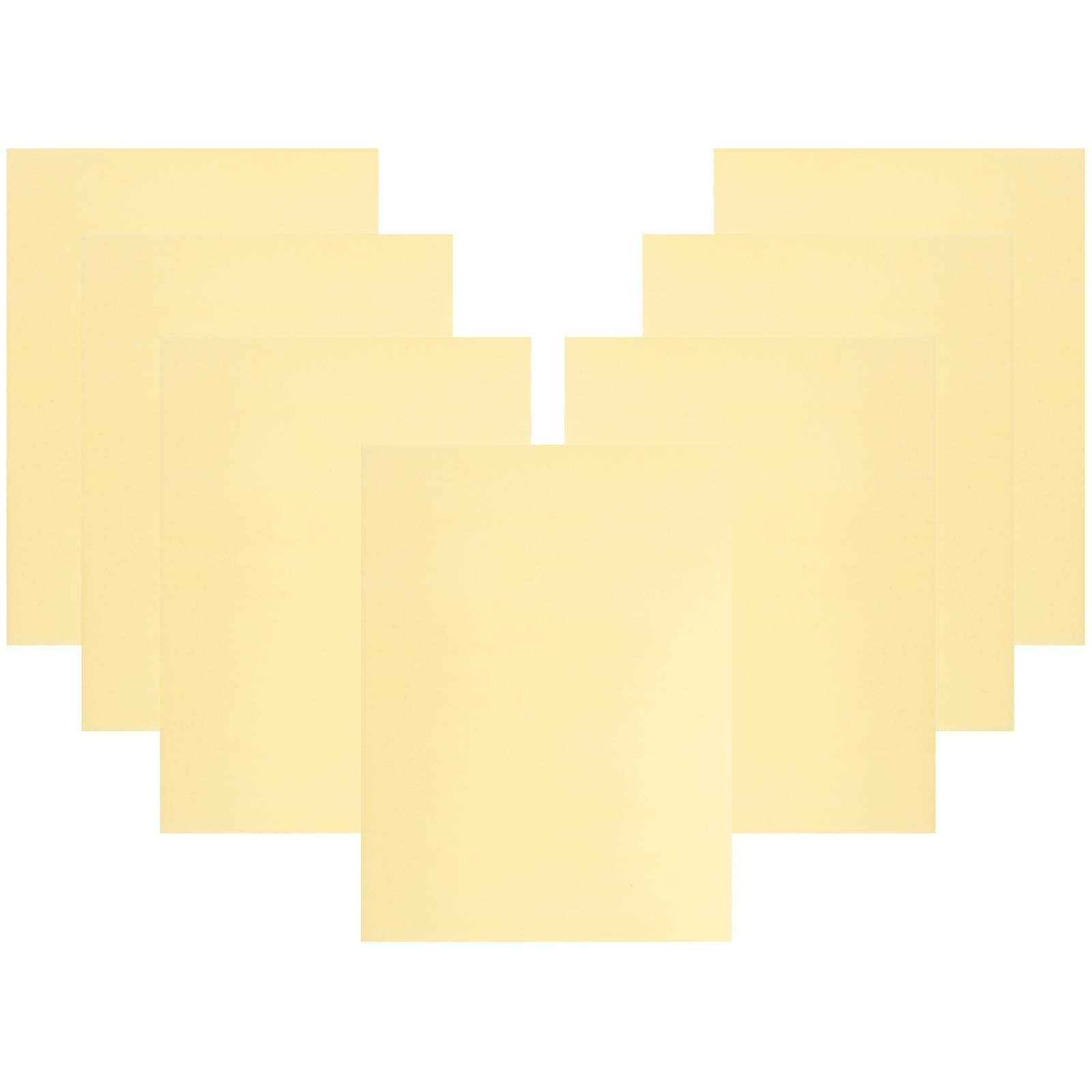 Craft Board Cardboard Sheet Blank Foam Board For Students Teachers Yellow 39.50X30.00X0.50CM Flower Arrangement Base 10 Sheets